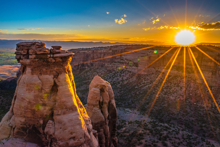 Panoramic Image of Monument, CO